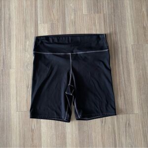Super fit Hero Bike Shorts Black High Waist Compression Womens XL Yoga Gym USA